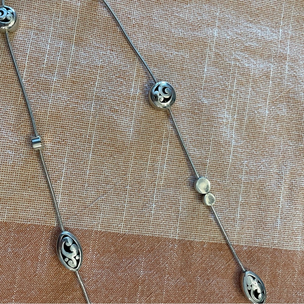 Brighton Long Silver Necklace